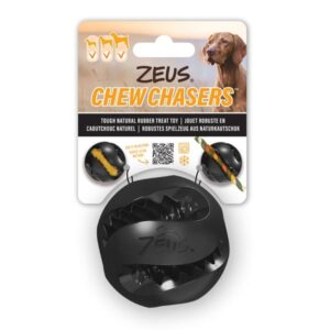 Zeus ChewChasers Treat Ball Dog Toy