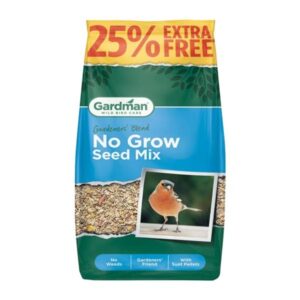 Gardman Wild Bird Care No Grow Seed Mix 1.6kg + 25% Extra Free