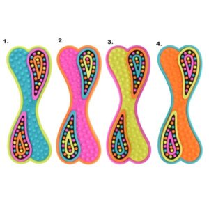 Happy Pet Groovers TPR Bone Dog Toy