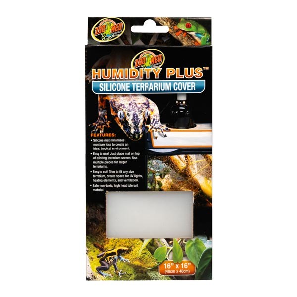ZooMed Humidity Plus Silicone Terrarium Cover 1 ZooMed Humidity Plus Silicone Terrarium Cover