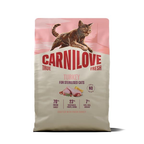 Carnilove True Fresh Turkey 2kg Dry Cat Food 1 Carnilove True Fresh Turkey 2kg Dry Cat Food