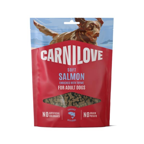Carnilove Salmon with Thyme Soft Dog Treat 200g 1 Carnilove Salmon with Thyme Soft Dog Treat 200g