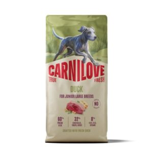 Carnilove True Fresh Duck Junior Large Breed 1.5kg Dry Dog Food