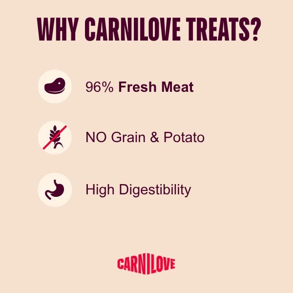 Carnilove Freeze Dried Turkey Treats 60g 3 Carnilove Freeze Dried Turkey Treats 60g - Image 3