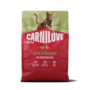 Carnilove Active Duck & Pheasant Adult 2kg Dry Cat Food