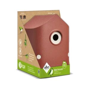 Cosy Bird House 18cm Tuscan Red