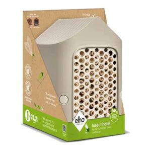 Cosy Insect Hotel 18cm Mushroom Beige