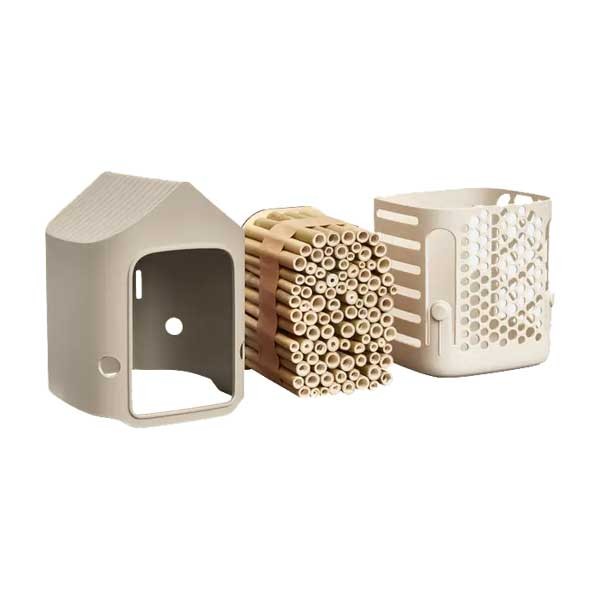 Cosy Insect Hotel 18cm Mushroom Beige 2 Cosy Insect Hotel 18cm Mushroom Beige - Image 2