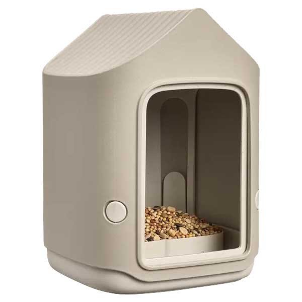 Cosy Bird Feeder 18cm Mushroom Beige 3 Cosy Bird Feeder 18cm Mushroom Beige - Image 3