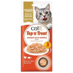 Catit Top n Treat Chicken & Snapper 3 x 60g Cat Treat