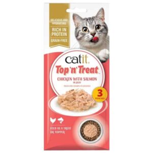 Catit Top n Treat Chicken & Salmon 3 x 60g Cat Treat