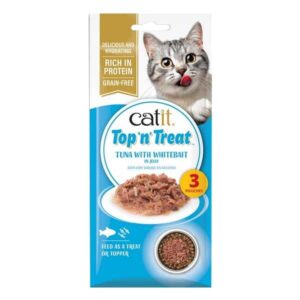 Catit Top n Treat Tuna & Whitebait 3 x 60g Cat Treat