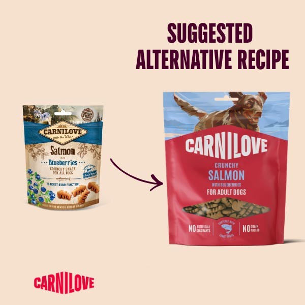 Carnilove Salmon with Blueberries Crunchy Dog Treat 200g 2 Carnilove Salmon with Blueberries Crunchy Dog Treat 200g - Image 2