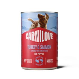 Carnilove Turkey & Salmon Puppy 400g Canned Wet Dog Food