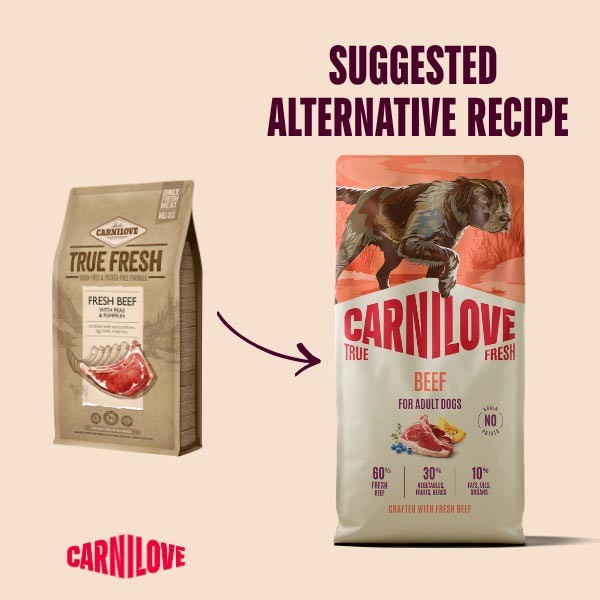 Carnilove True Fresh Beef 1.5kg Dry Dog Food 2 Carnilove True Fresh Beef 1.5kg Dry Dog Food - Image 2