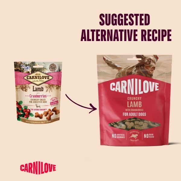 Carnilove Lamb with Cranberries Crunchy Dog Treat 200g 2 Carnilove Lamb with Cranberries Crunchy Dog Treat 200g - Image 2