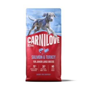 Carnilove Active Junior Large Breed Salmon & Turkey 12kg Dry Dog Food