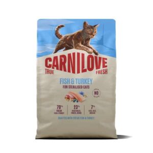 Carnilove True Fresh Fish & Turkey 400g Dry Cat Food