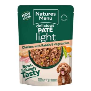 Natures Menu Original Light Chicken with Rabbit 300g Adult Wet Dog Food Pouch