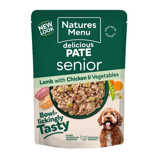 Natures Menu Original Lamb with Chicken 300g Senior Wet Dog Food Pouch 1 Natures Menu Original Lamb with Chicken 300g Senior Wet Dog Food Pouch