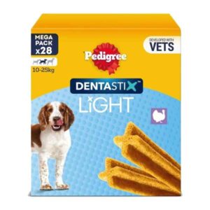 Pedigree DentaStix Light Daily Medium 28 Pack Dog Treat
