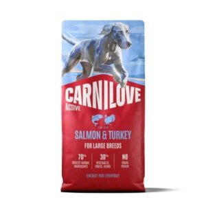 Carnilove Active Large Breed Salmon & Turkey Adult 12kg Dry Dog Food