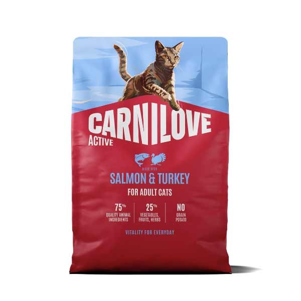 Carnilove Active Salmon & Turkey 2kg Dry Cat Food