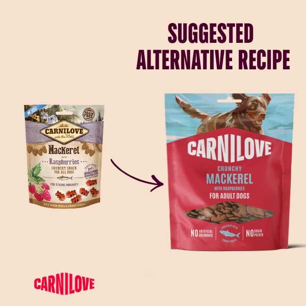Carnilove Mackerel with Raspberries Crunchy Dog Treat 200g 2 Carnilove Mackerel with Raspberries Crunchy Dog Treat 200g - Image 2