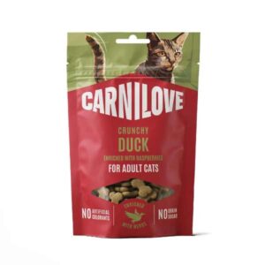 Carnilove Crunchy Snack Duck with Raspberries 50g Cat Treat