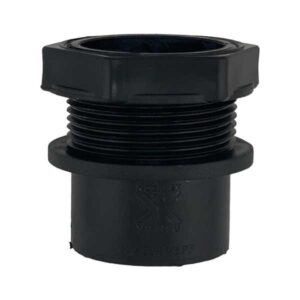 Tank connector Threaded With Back Nut 1.5"