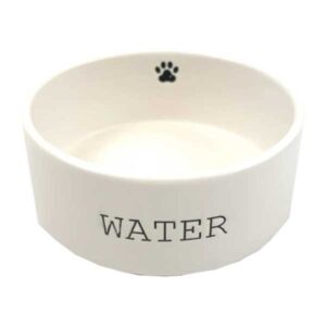 Paw Print Water Pet Bowl 16cm