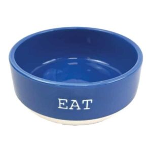 Azure Blue Eat Pet Bowl 16.5cm