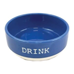 Azure Blue Drink Pet Bowl 16.5cm