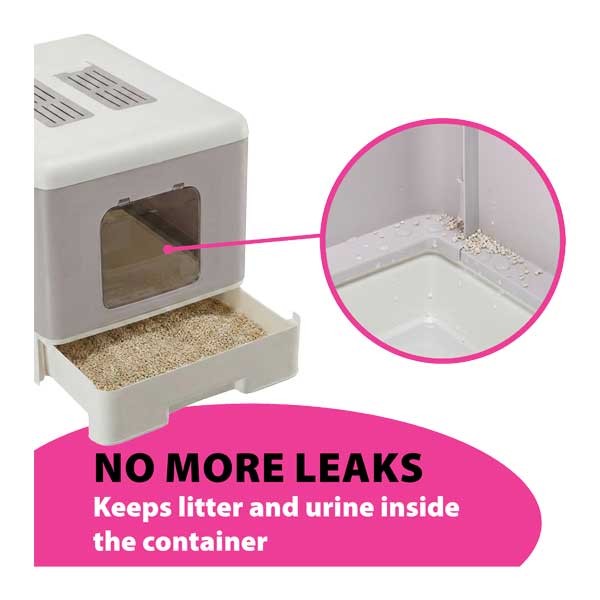 Ferplast Sahara Cat Loo Grey Pink 8 Ferplast Sahara Cat Loo Grey Pink - Image 8
