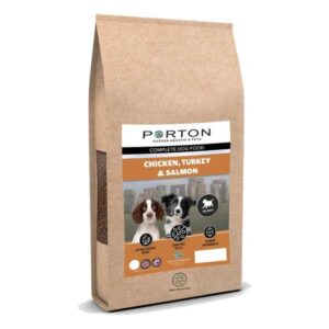 Porton Puppy Chicken Turkey & Salmon Grain Free 12Kg Dog Food
