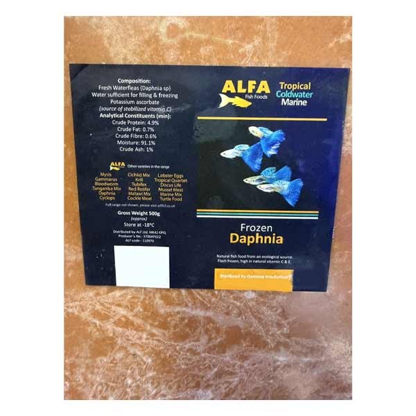 ALFA Frozen Daphnia 500g 1 ALFA Frozen Daphnia 500g