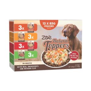 Zoe Natural Toppers Variety Pack 12 x 85g Pouch