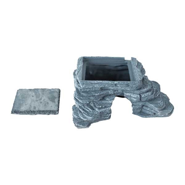 Corner Hide with Heat Storage Basking Stone 3 Corner Hide with Heat Storage Basking Stone - Image 3