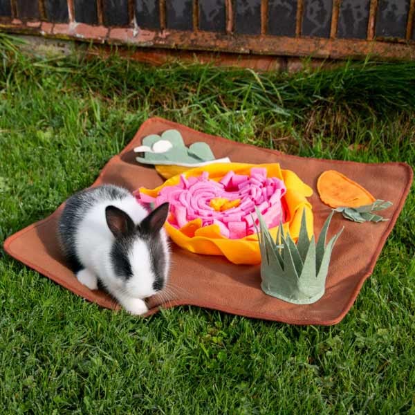 Burrow & Squeak Veg Patch Snuffle Mat 3 Burrow & Squeak Veg Patch Snuffle Mat - Image 3