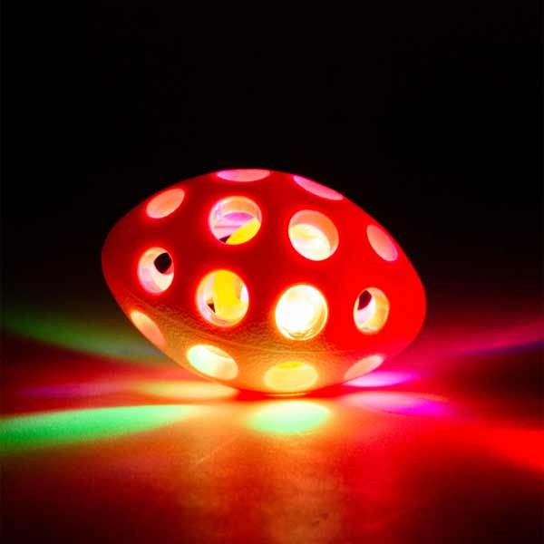 Ancol Small Bite Flashing Rugby Ball 3 Ancol Small Bite Flashing Rugby Ball - Image 3