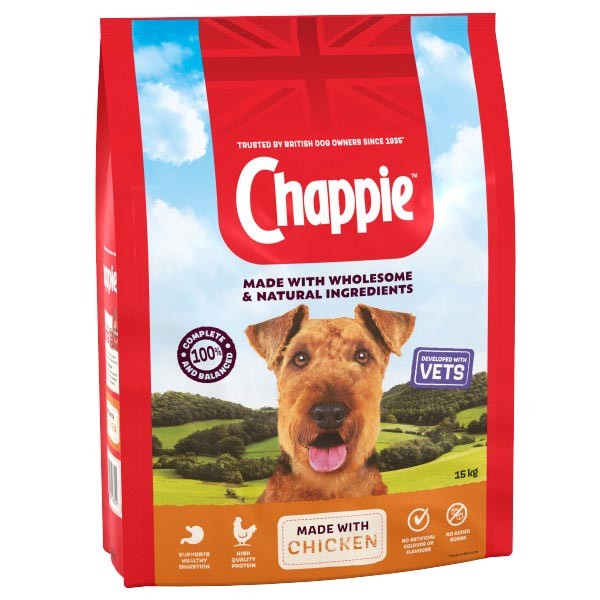 Chappie Complete Chicken & Wholegrain Adult 15kg Dry Dog Food 1 Chappie Complete Chicken & Wholegrain Adult 15kg Dry Dog Food