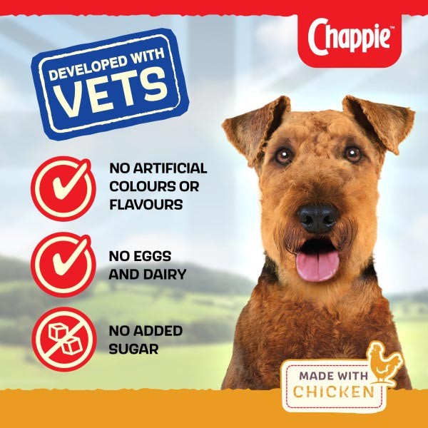 Chappie Complete Chicken & Wholegrain Adult 15kg Dry Dog Food 2 Chappie Complete Chicken & Wholegrain Adult 15kg Dry Dog Food - Image 2