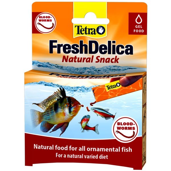 Tetra FreshDelica Bloodworms 48g 1 Tetra FreshDelica Bloodworms 48g