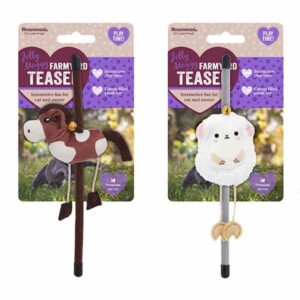 Rosewood Farmyard Teaser Assorted Cat Toy