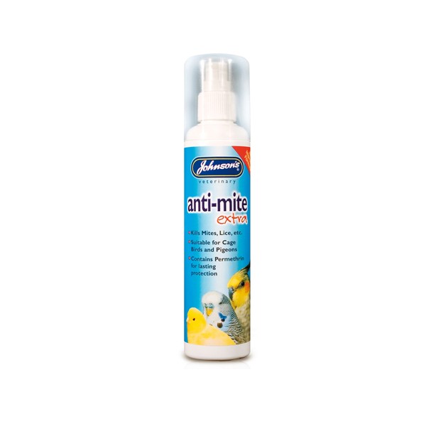 Johnson's Anti-Mite Extra Spray for Birds 150ml 1 Johnson's Anti-Mite Extra Spray for Birds 150ml