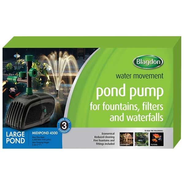 Blagdon Midipond 4500 Pump 1 Blagdon Midipond 4500 Pump