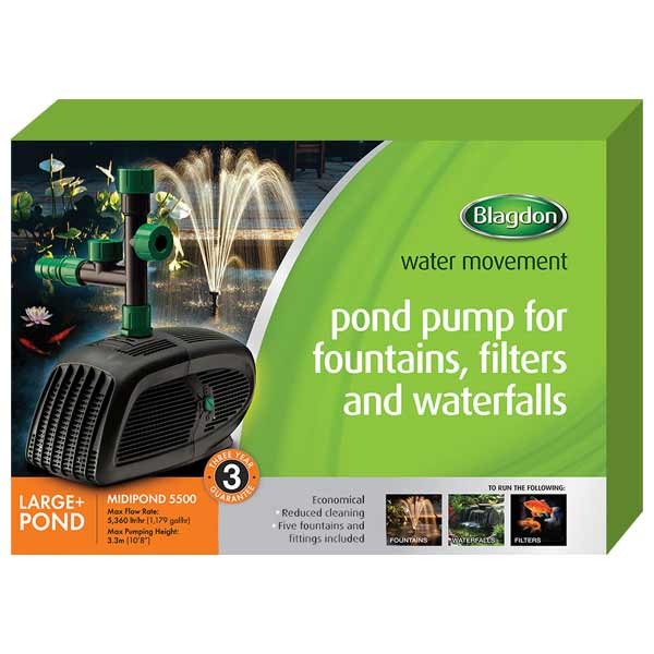 Blagdon Midipond 5500 Pump 1 Blagdon Midipond 5500 Pump