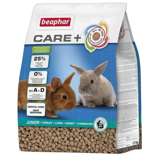 Beaphar Care+ Rabbit Junior Food 1.5kg 1 Beaphar Care+ Rabbit Junior Food 1.5kg