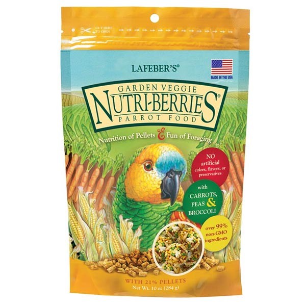 Lafeber Garden Veggie Nutri-Berries Parrot Food 10oz 1 Lafeber Garden Veggie Nutri-Berries Parrot Food 10oz
