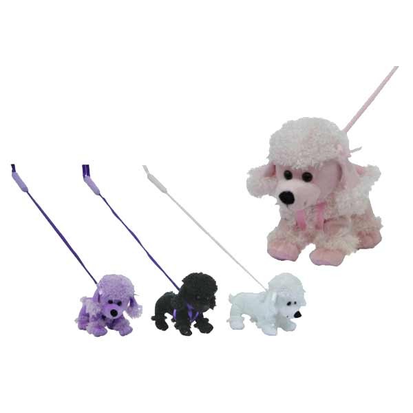 Plush Poodle On Stiff Lead 2 Plush Poodle On Stiff Lead - Image 2